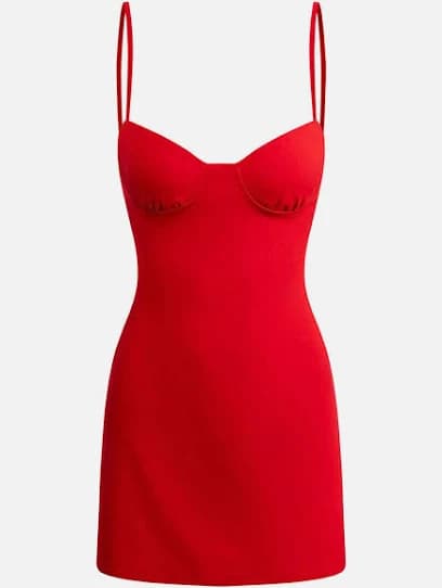 Vestido Midi Rouge