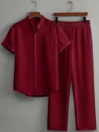 Conjunto Linho Bordô